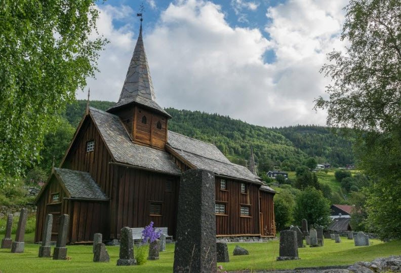 Kaupanger Stave Church, Kaupanger, Norway, Norway